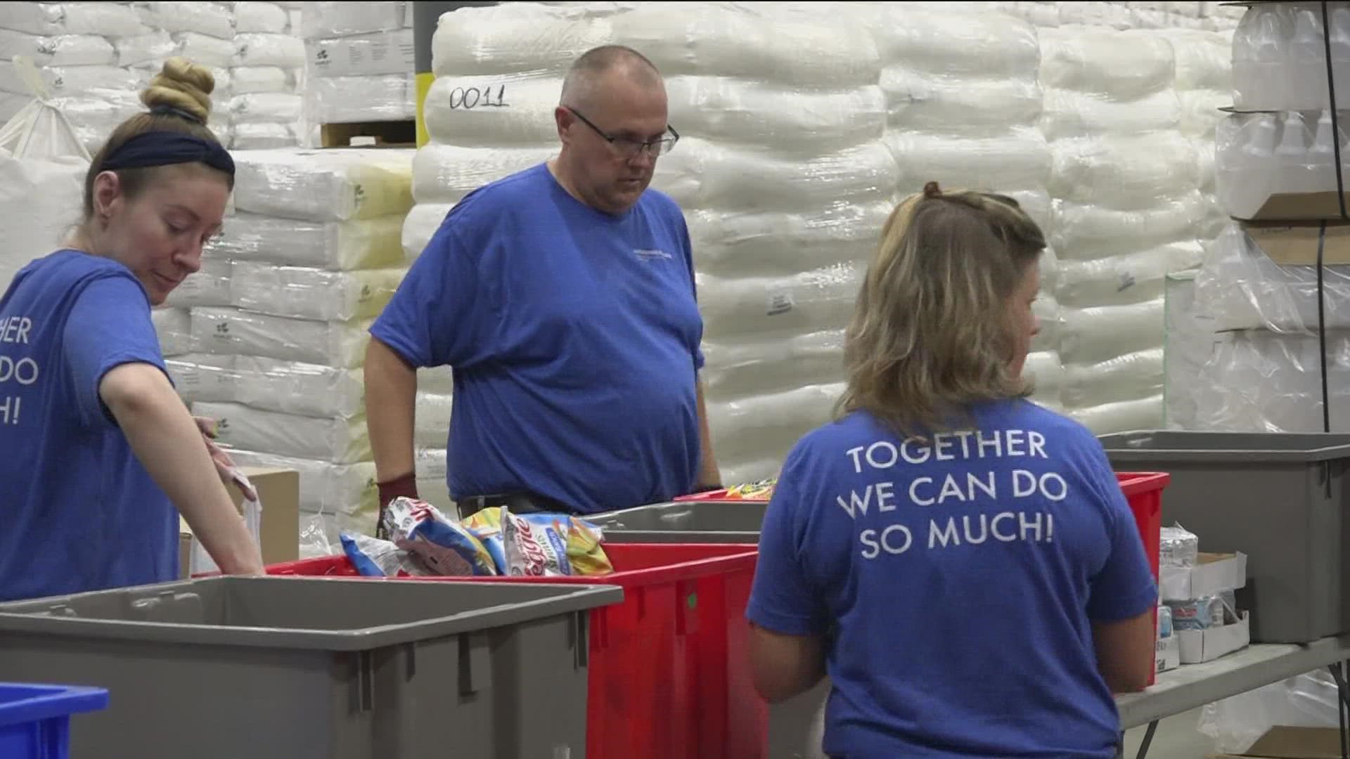 On average, the non-profit hands out about 500 meals a week to local elementary students.