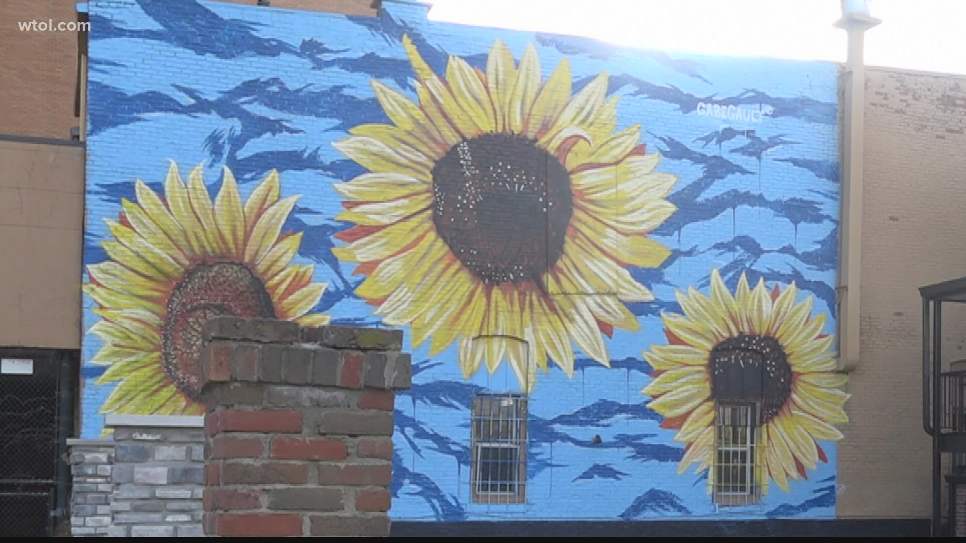 Young artists got a chance to work on their skills and beautify downtown.