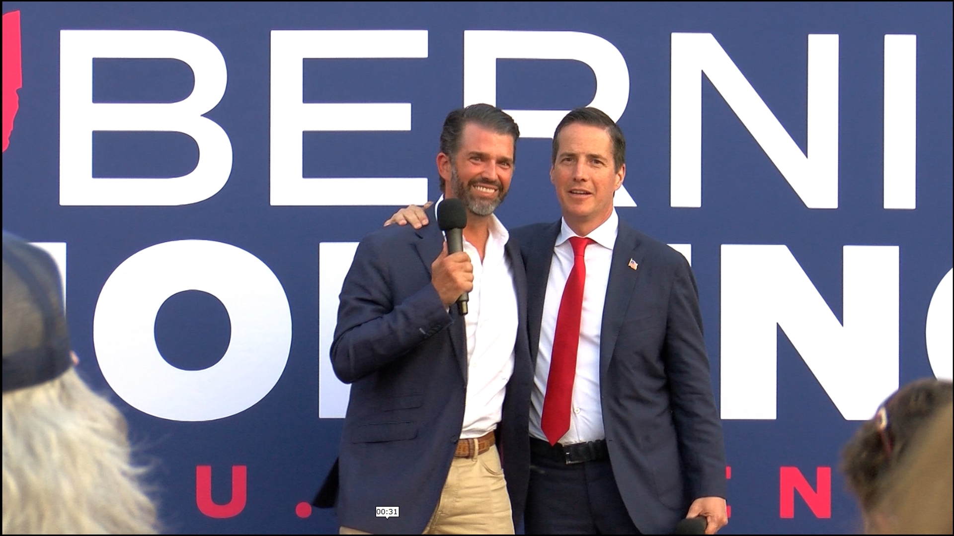 Both Moreno and Trump Jr. spoke about topics including education, immigration, inflation and re-electing Republicans in November.