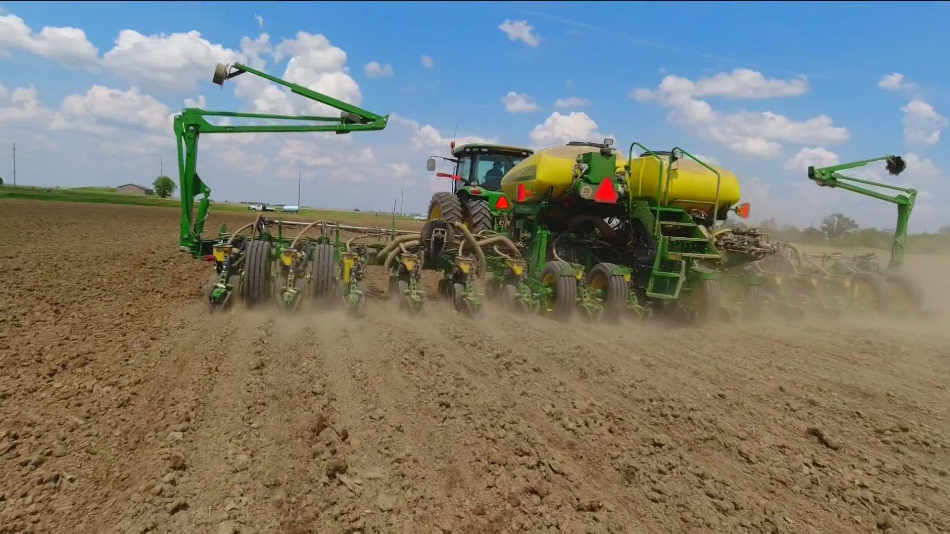 Fulton County farmer Keith Truckor is optimistic as long as the weather holds up that he will be able to finish planting in the next 10 days without much of a loss.