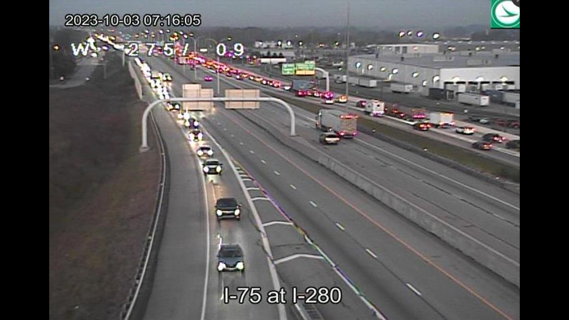 Crash causes morning ramp closure on I-75 south at I-280 | wtol.com