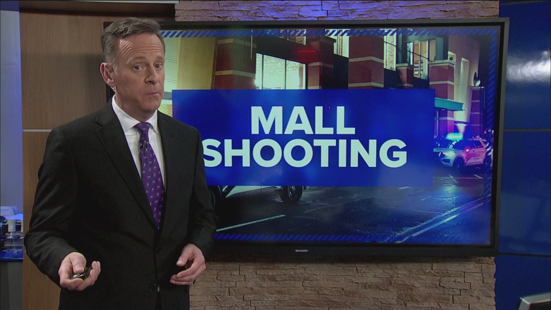 Police confirm they believe a single gunshot wounded both the shooter and a bystander in the mall Tuesday.