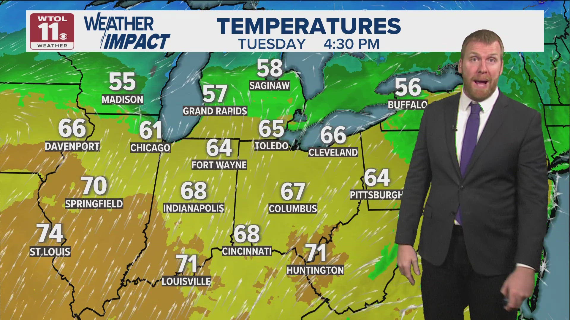 Besides Tuesday and Wednesday, the rest of the 10-day forecast looks very March-like. 