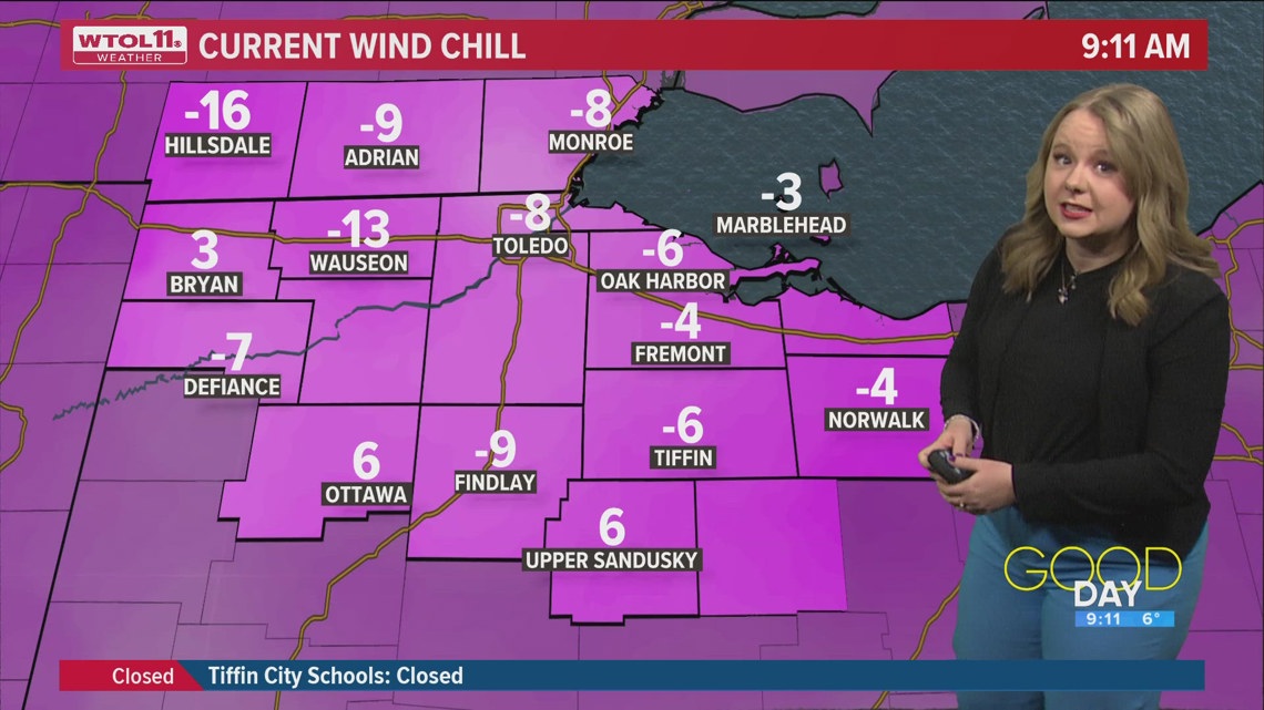 ALERT DAY extreme cold continues with single-digit temps | WTOL 11 ...