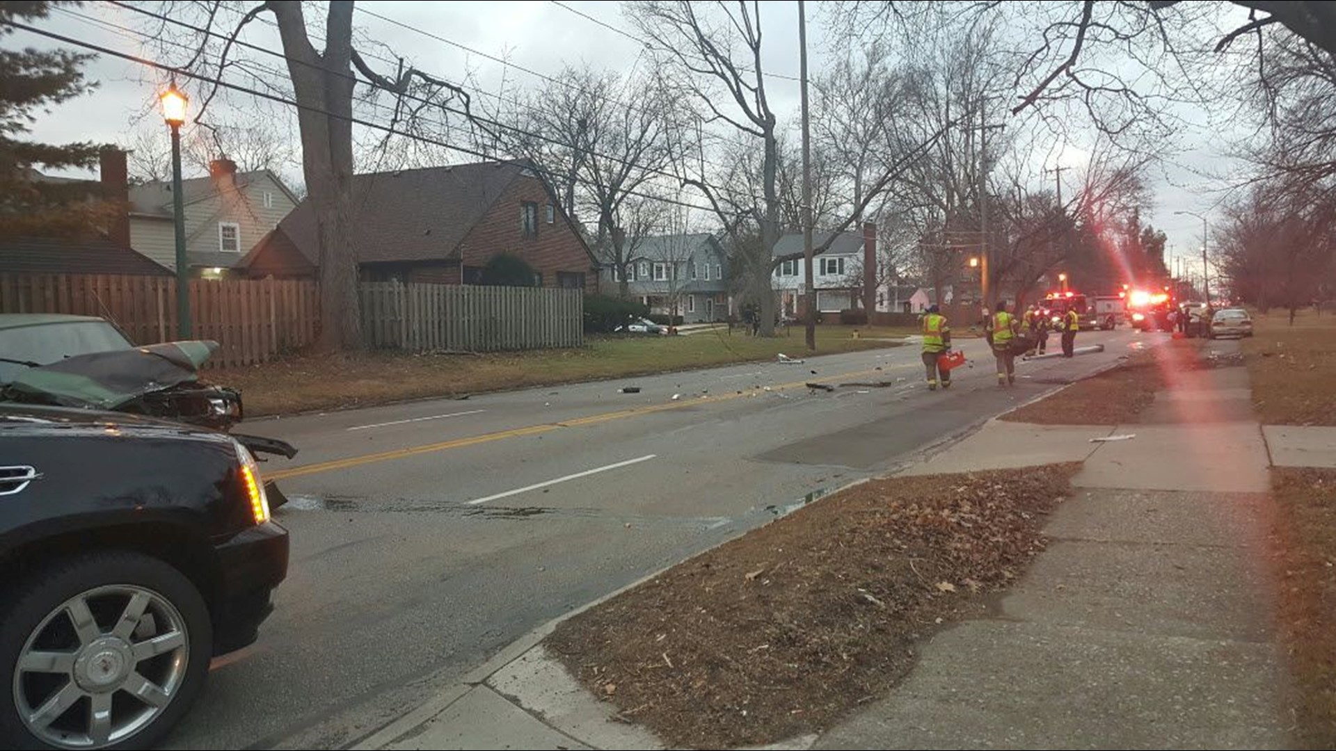 Five car crash closes Secor between Bancroft and Central