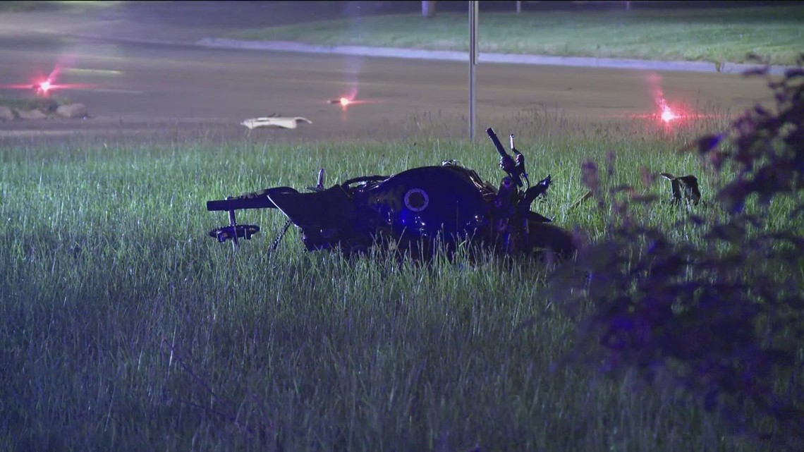 One hospitalized after motorcycle crash in west Toledo