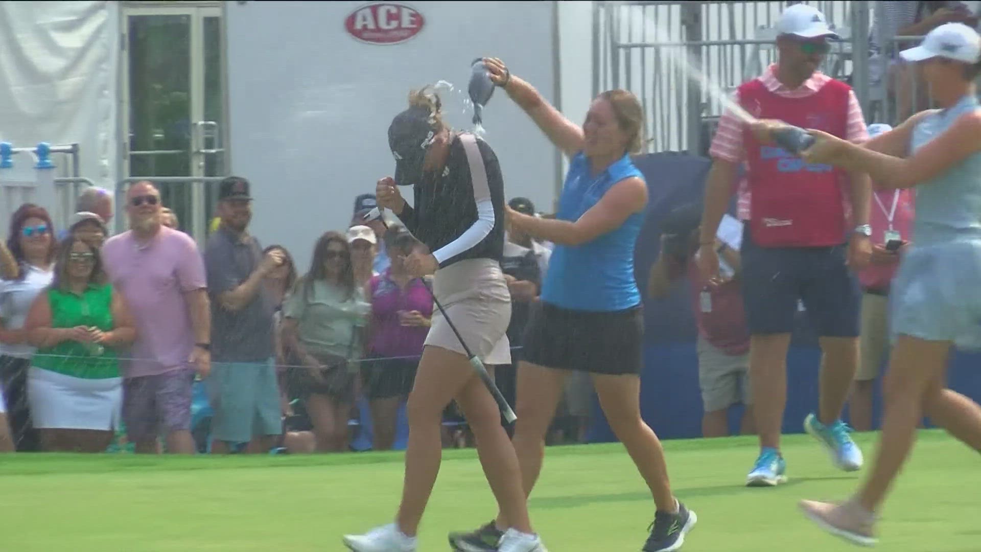 Grant finished the tournament at -21 to win her Dana Open debut and collect her first ever LPGA Tour win.