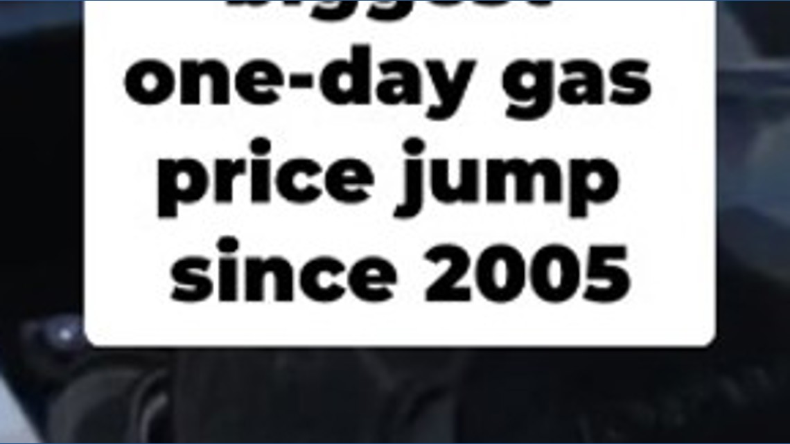 Gas prices post biggest one-day jump since 2005 amid escalating Middle ...