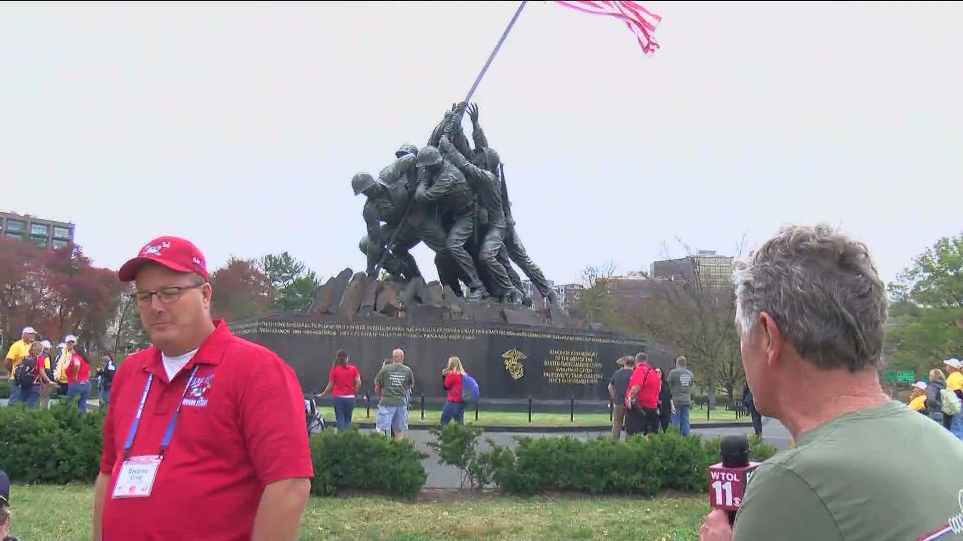 WTOL 11's Dan Cummins joined veterans as they took off from Toledo Express Airport Tuesday morning for Honor Flight.