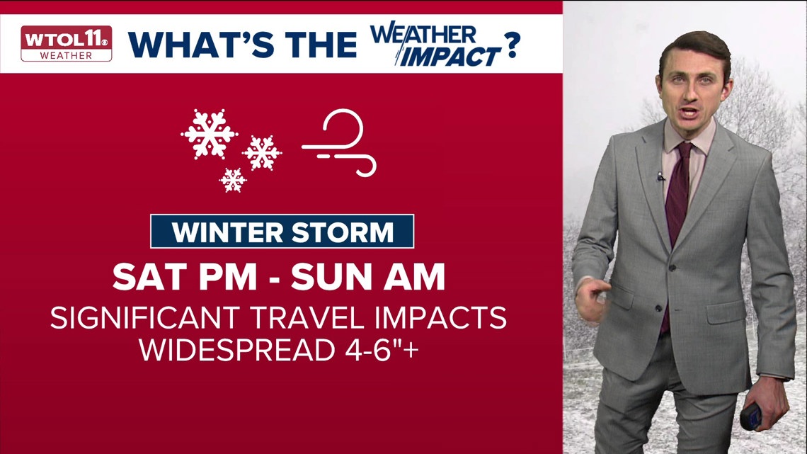 Isolated snow Friday; Weather Impact Alert Days this weekend for winter ...