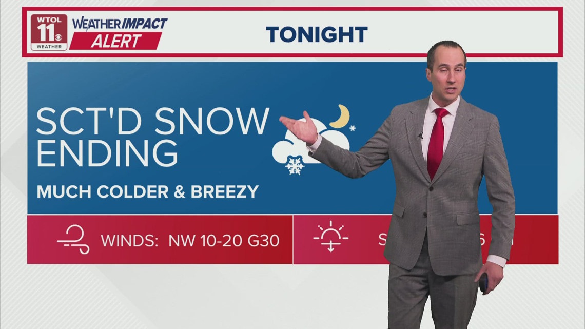 Weather Impact Alert Day continues Friday evening for snow, bitter cold ...