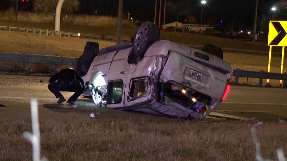 Driver loses control of SUV, injured in rollover crash on southbound I ...