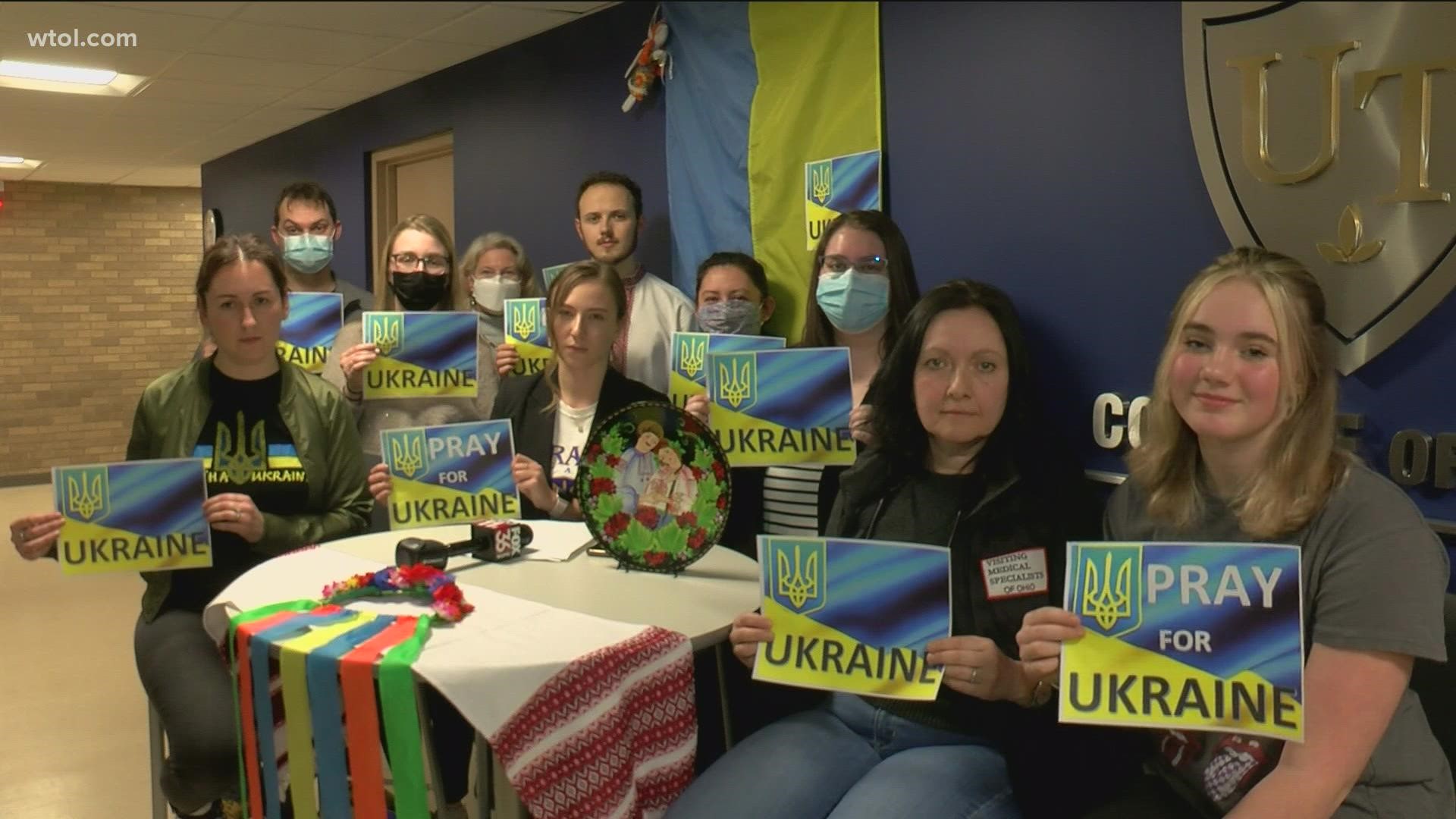 Toledo Helps Ukraine was created by Ukrainian students at the University of Toledo and other Ukrainians in Toledo as a way to support Ukraine.