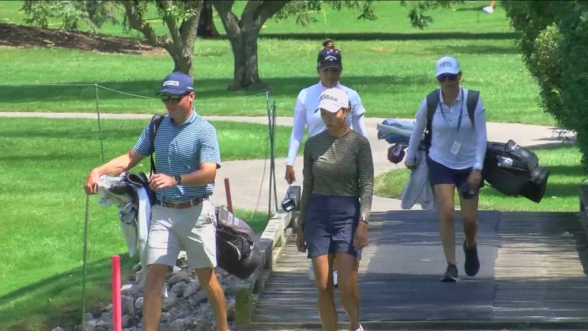 Live from Highland Meadows Golf Club, WTOL 11 Sports has coverage of Monday's qualifier for the LPGA Dana Open.