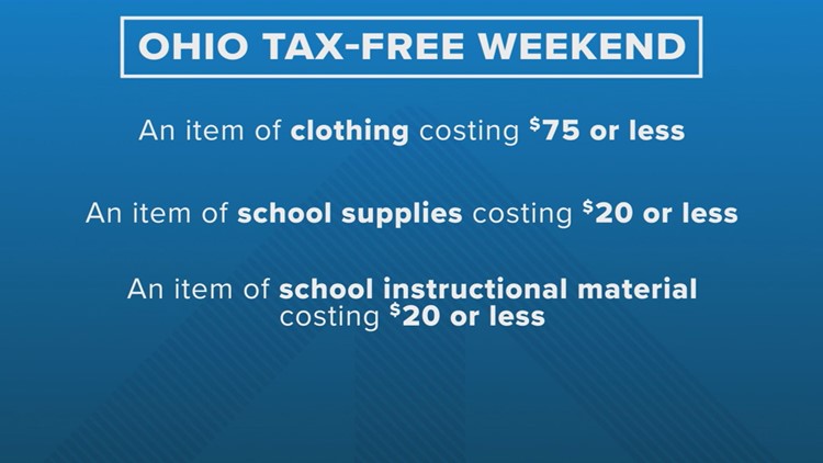 Ohio's tax-free weekend: save money on school supplies this weekend