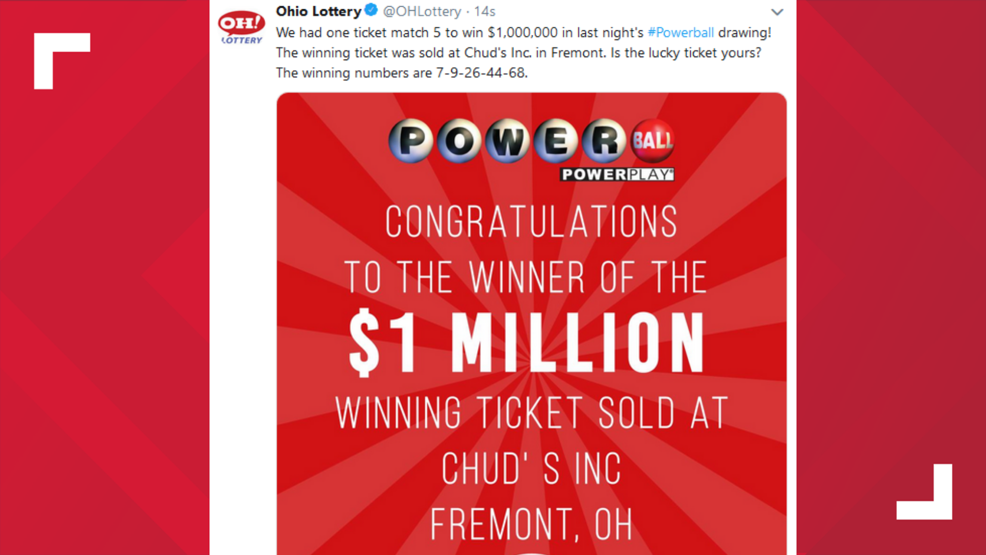 $100,000 Powerball: This Ohio City Is Celebrating A Big Lottery Win! - ruccctm