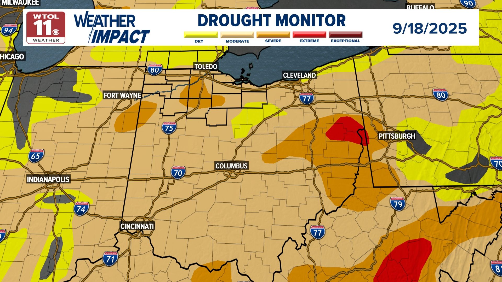 Did recent rain provide any drought relief? | wtol.com