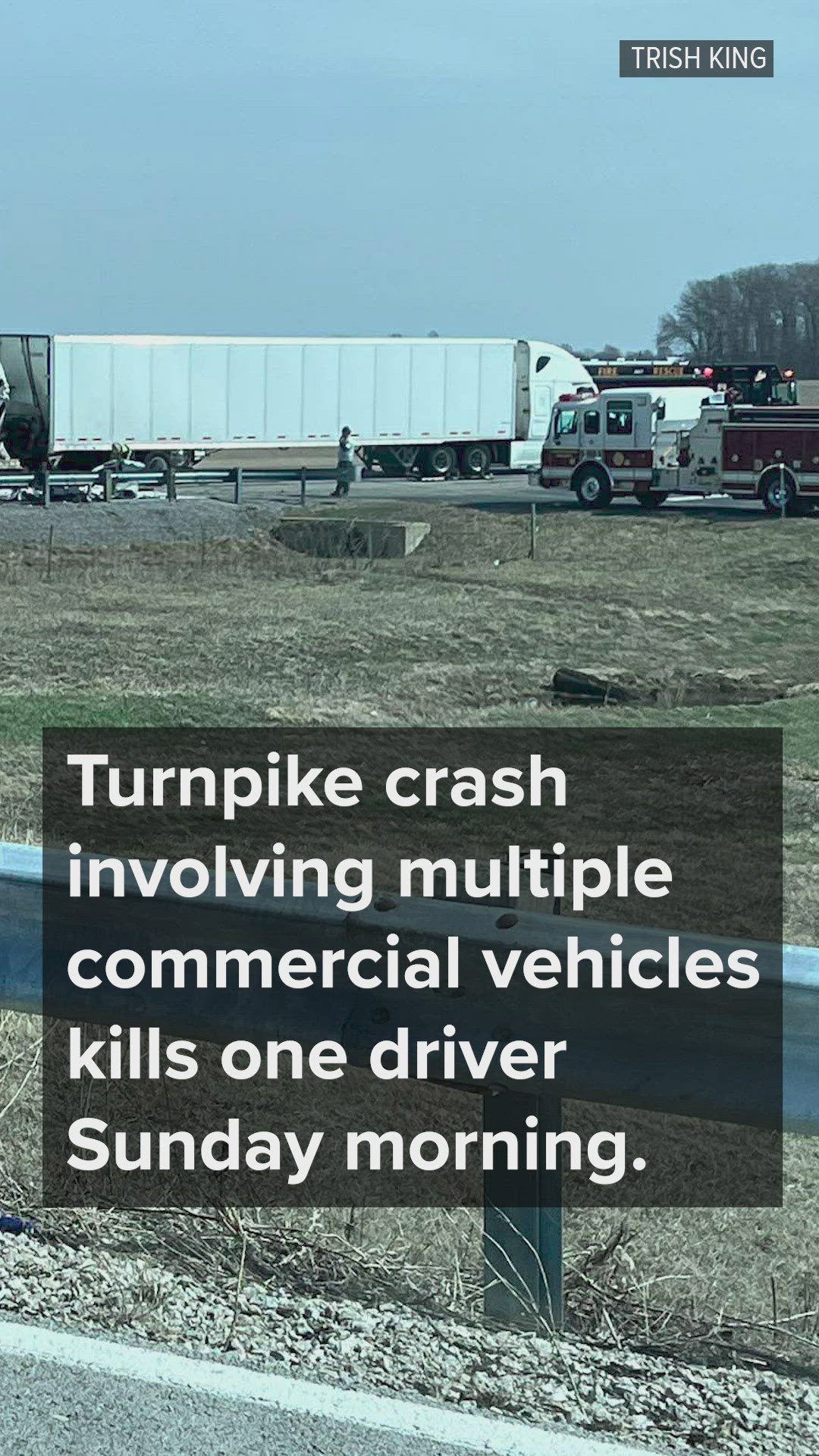 Driver of commercial vehicle dead after Ohio Turnpike crash | wtol.com