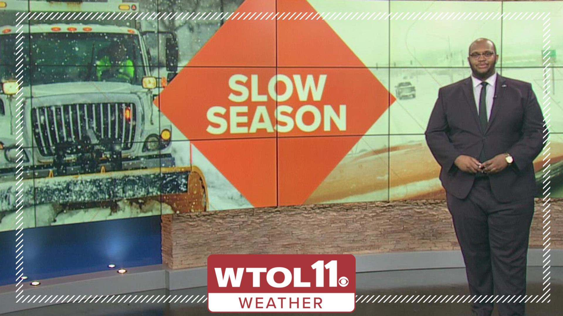 For some, the lack of snow may be a welcome relief. But for the industry that relieves our stress when it snows, it's been pretty slow with plows parked in our area.