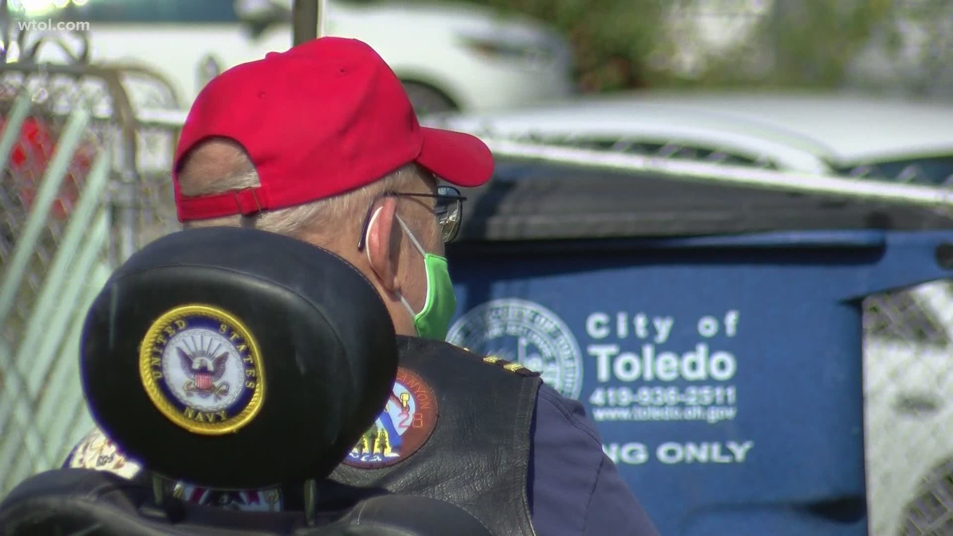 Bill Kunkle, 69, says someone threw a brick through his window that displayed a Trump 2020 sign and kicked his door off its hinges.