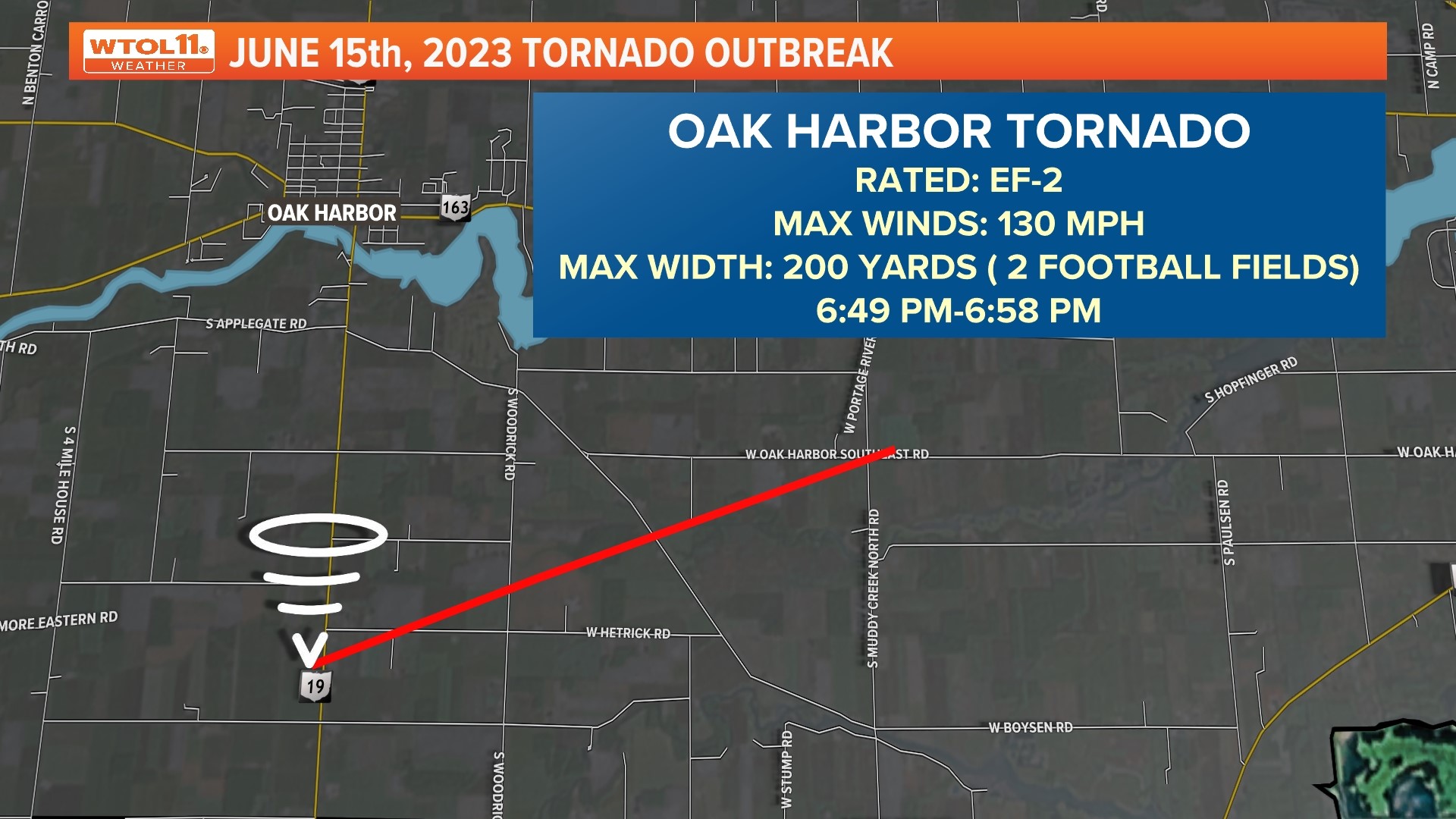 An in-depth look at the paths of all 9 tornadoes that touched down in ...