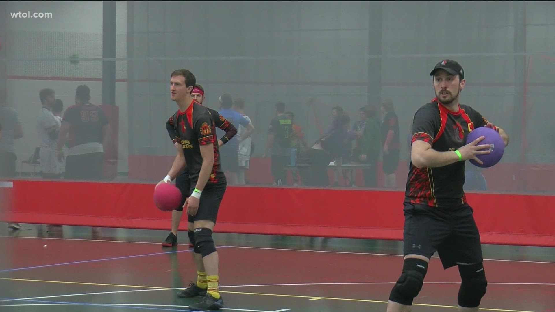 Twenty teams from across the country descended on Owens Community College on Saturday as  U-S-A Dodgeball held its first west coast tournament.