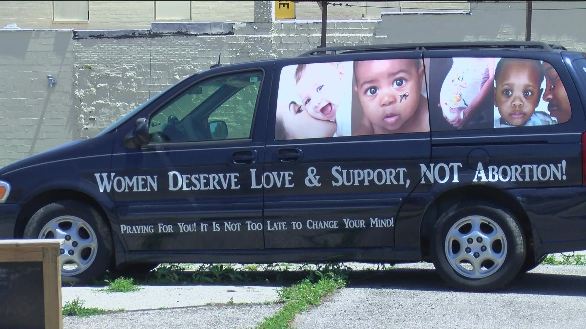 People on both sides of the abortion issue were emotional Friday.
