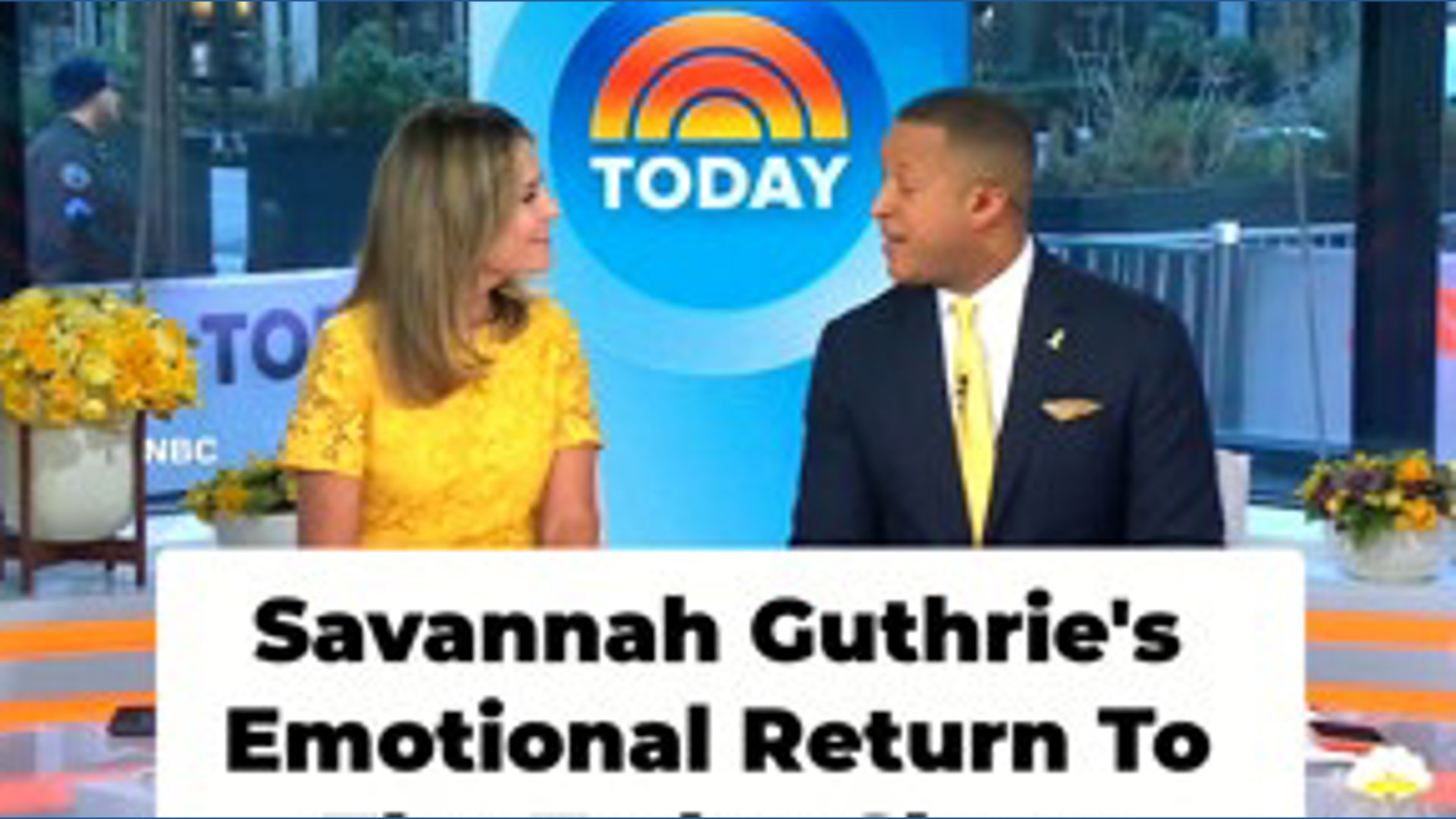 Savannah Guthrie returns to 'TODAY' Show | wtol.com