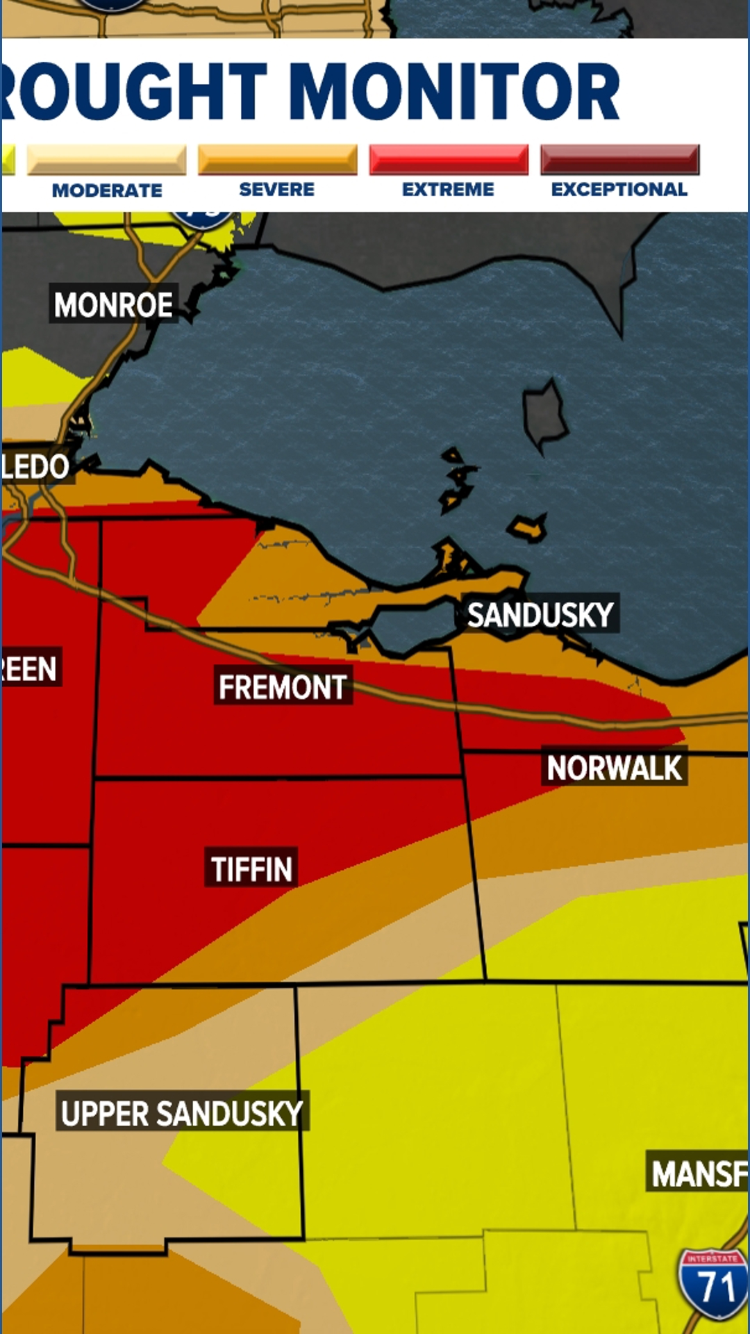 How much rain would alleviate severe drought in northwest Ohio? | wtol.com