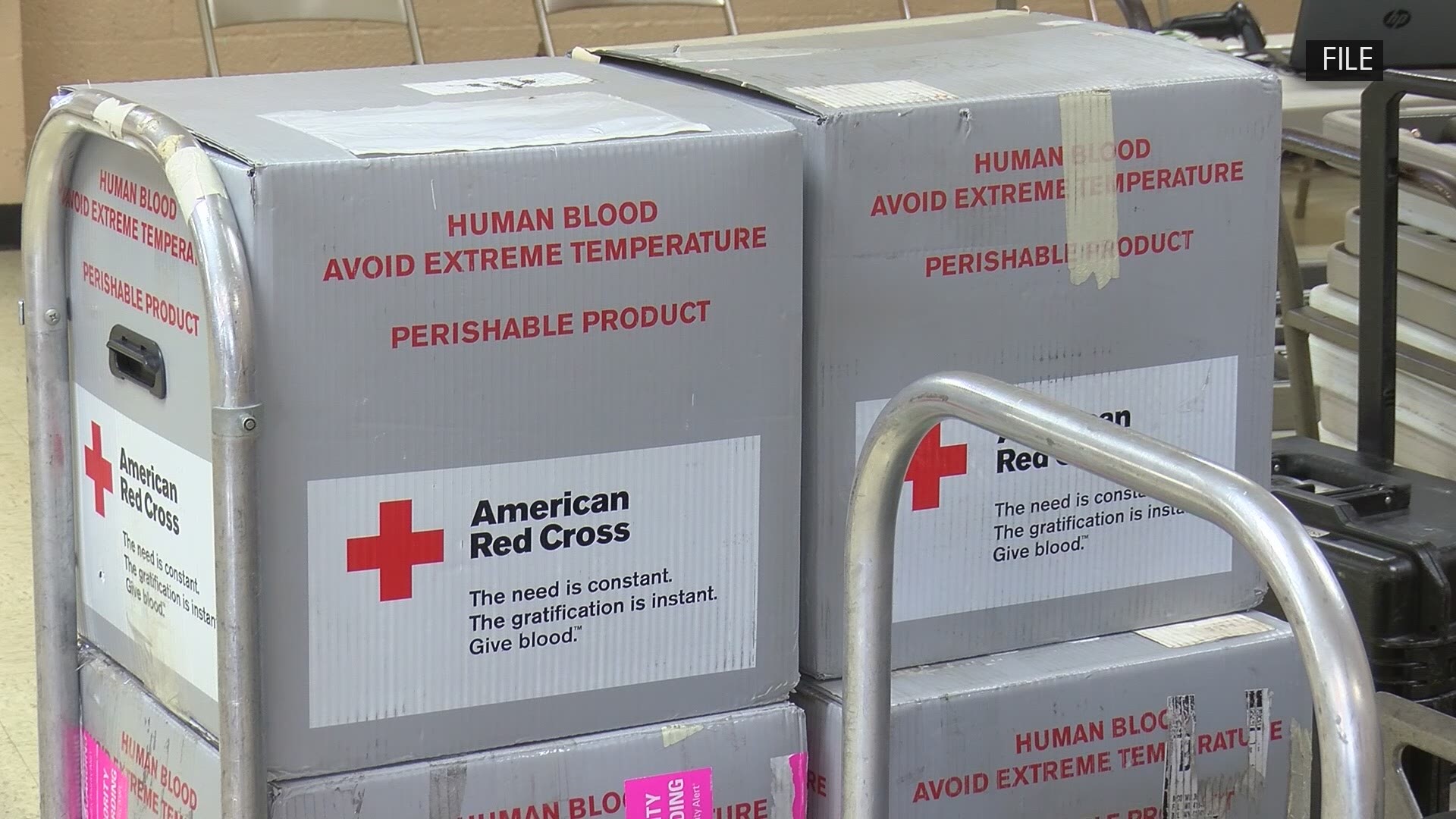 Nationally, blood donations have slowed due to the holiday season.