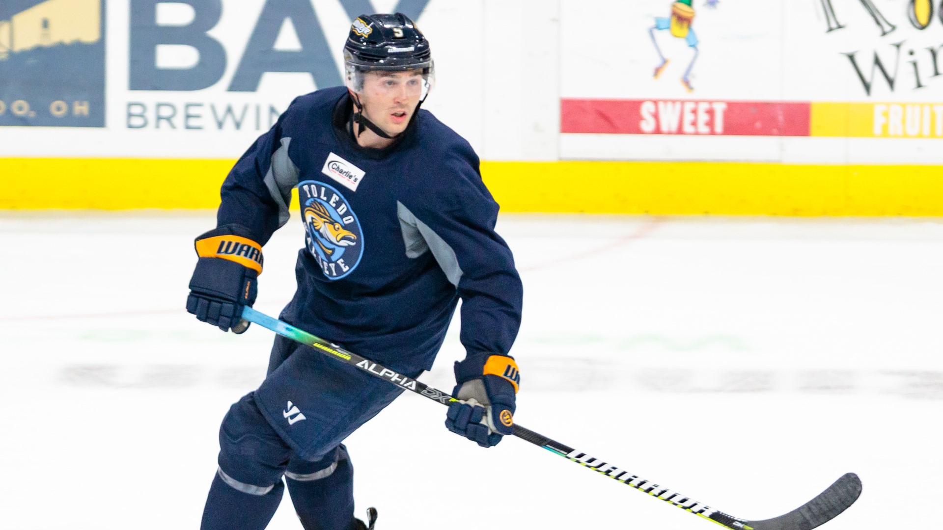 Gordi Myer was supposed to play last season for the Walleye before the season was canceled.