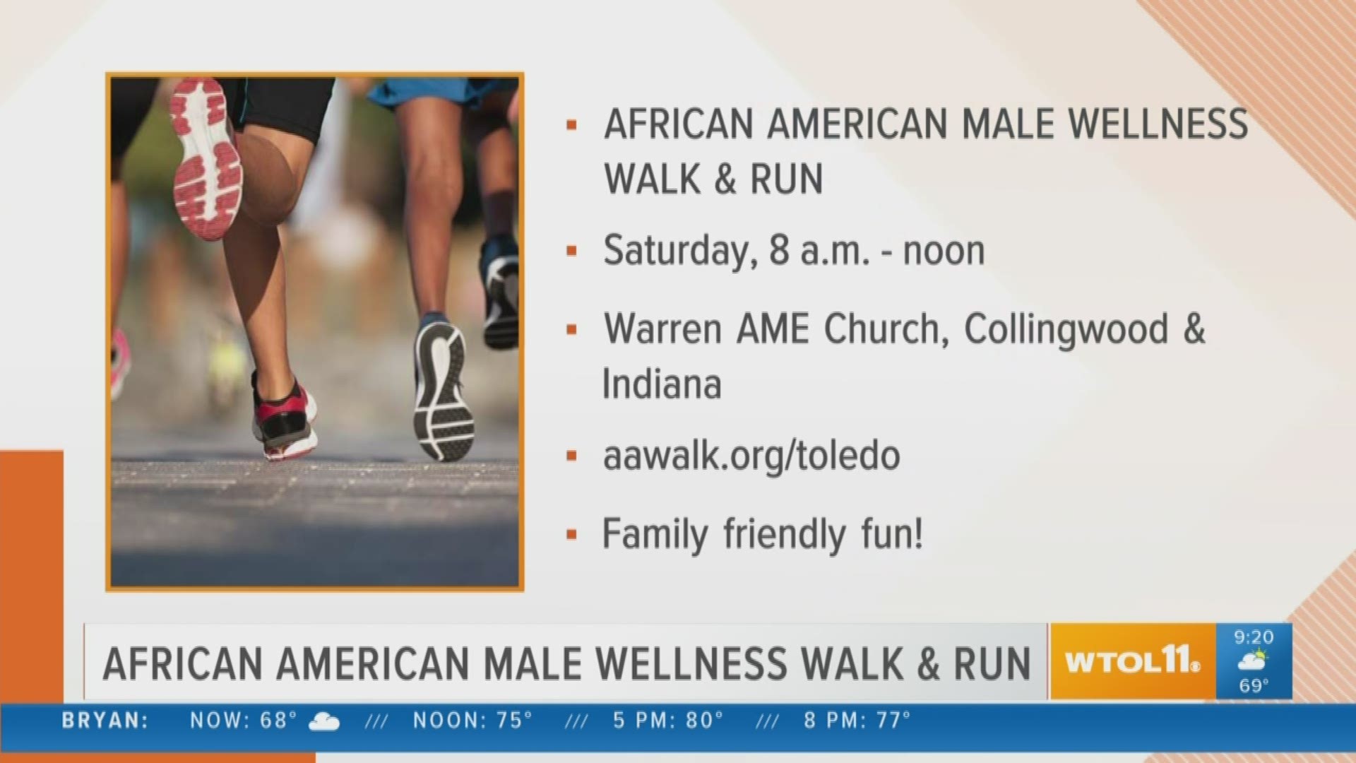 August is African American Male Wellness Month, and you can celebrate with a walk/run this Saturday!