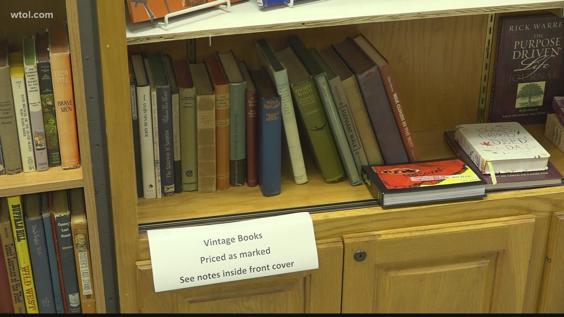 The Book Cellar received a donation of vintage books and is selling 250 titles this week.