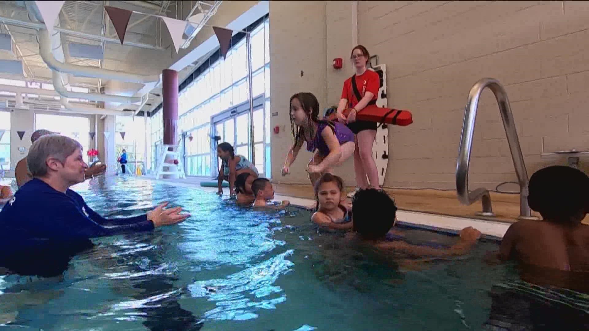 The district is teaming up with a handful of YMCAs across the area to provide eight weeks of water safety lessons for all of its second-grade students.