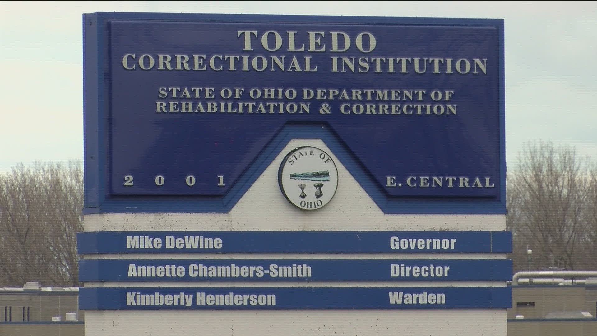 Fire was reported at the north Toledo prison Monday afternoon.