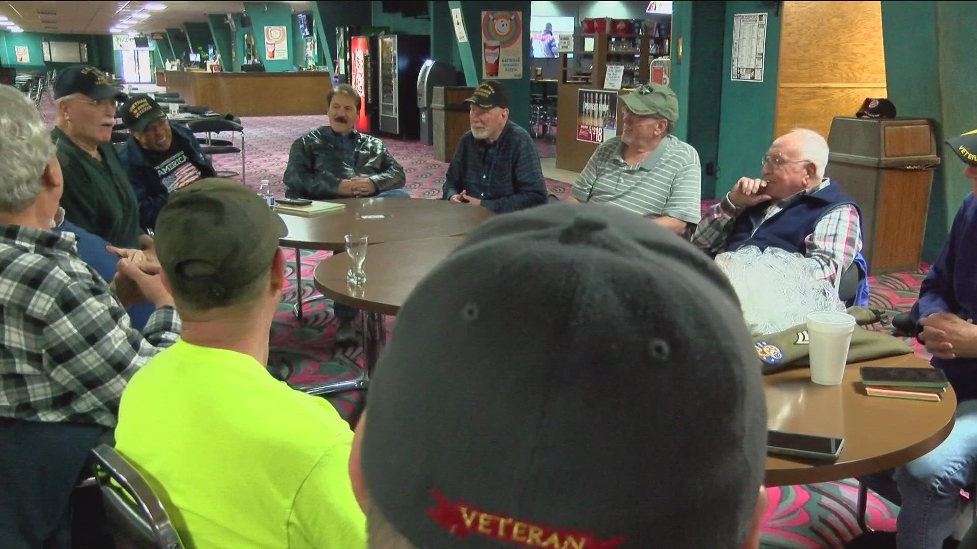 The meetup began with a peer group at the U.S. Department of Veterans Affairs. After their counselor left, the veterans had nowhere to go. Then Al Pinski stepped in.