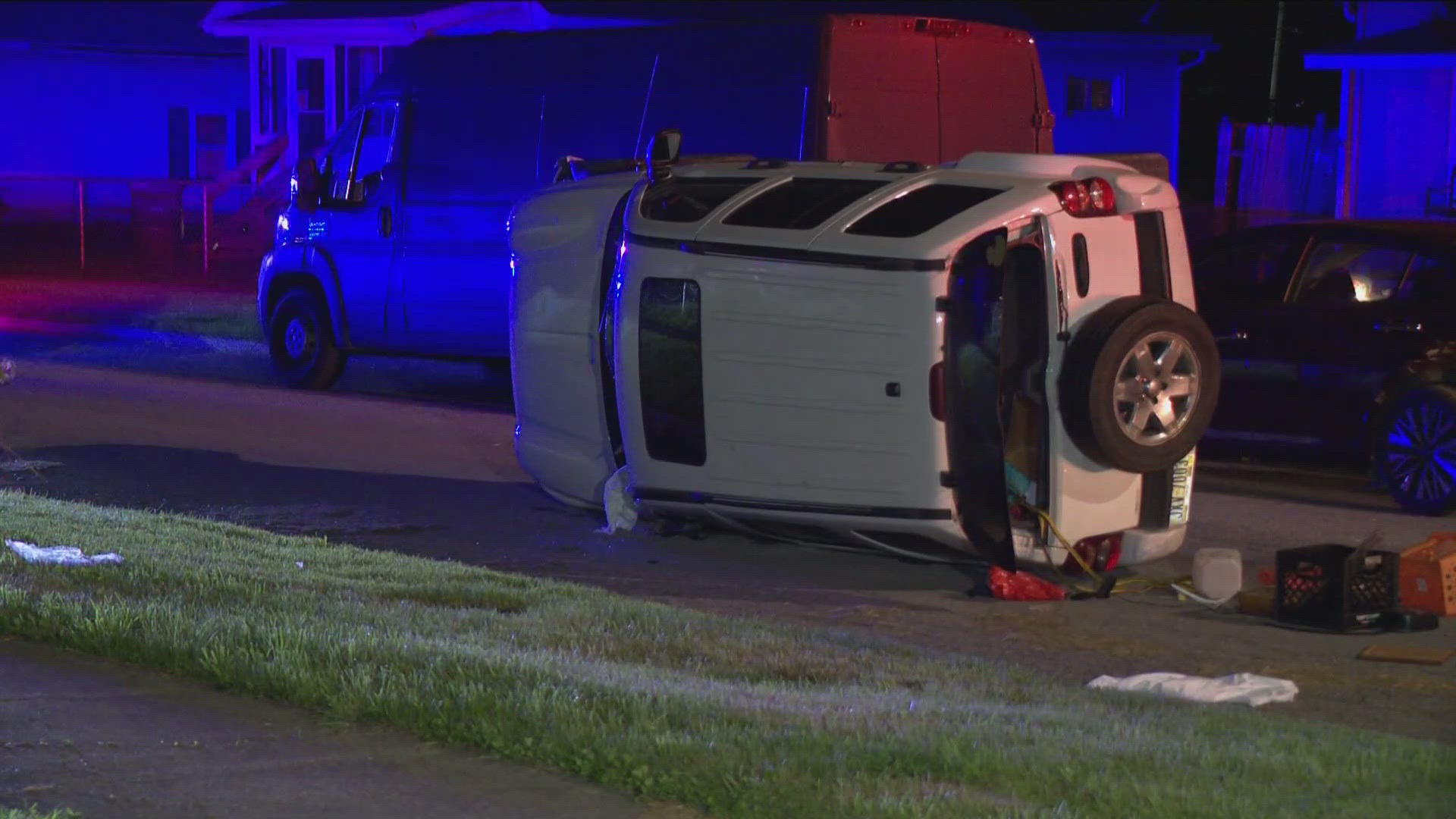 The crash occurred on Myrtle Street. 