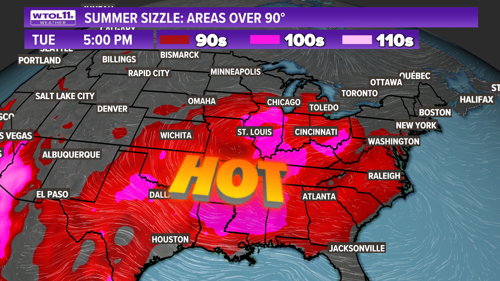 Hot and humid weather on Tuesday leads to ALERT DAY | wtol.com