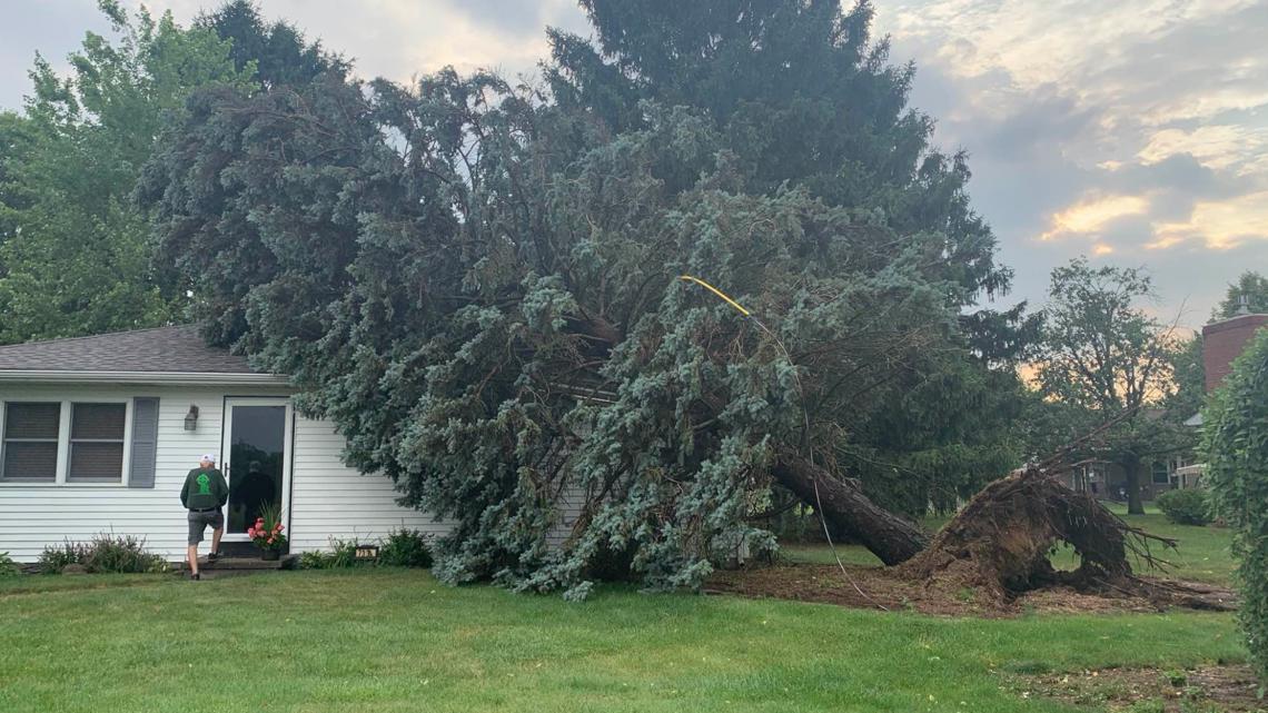 Tree falls onto home in Whitehouse during storms Wednesday | wtol.com
