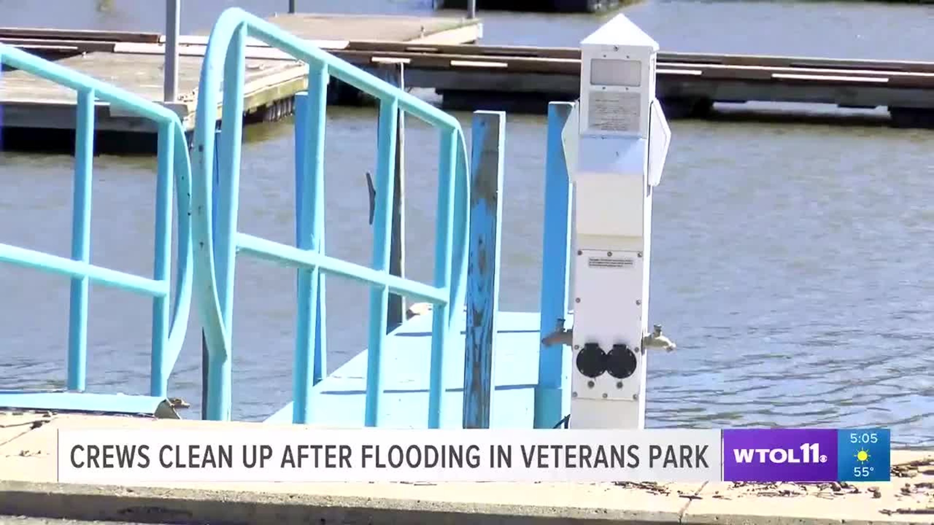 Veterans Park back open after flooding concerns