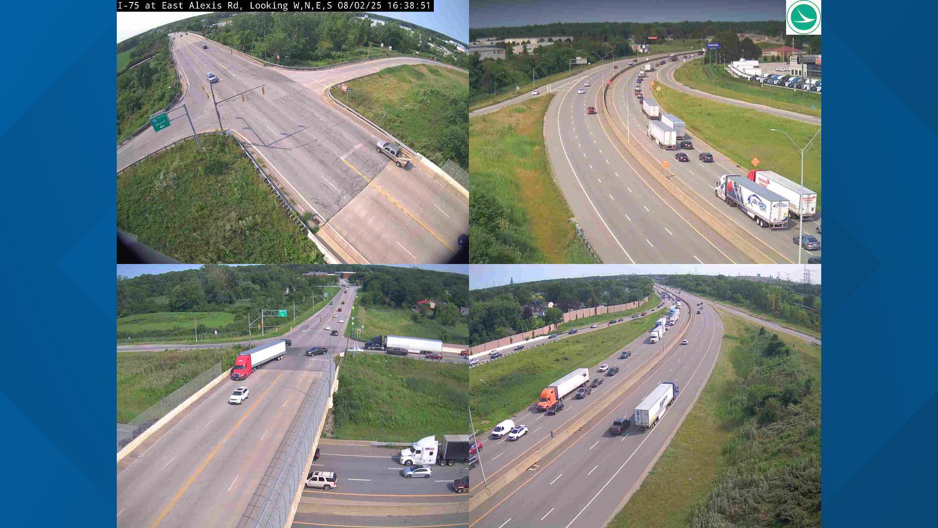 I-75 northbound reopens near Alexis Road after semi truck crash | wtol.com