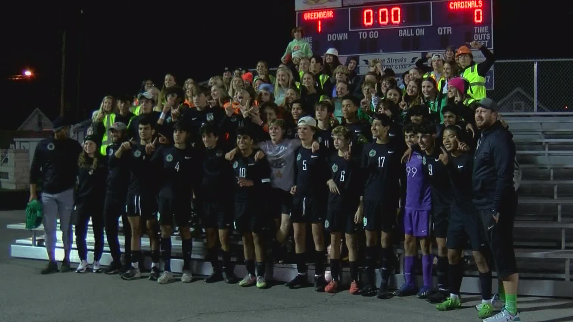 The Green Bears beat Cardinal Mooney 1-0 to advance to Saturday's state title game in Columbus.