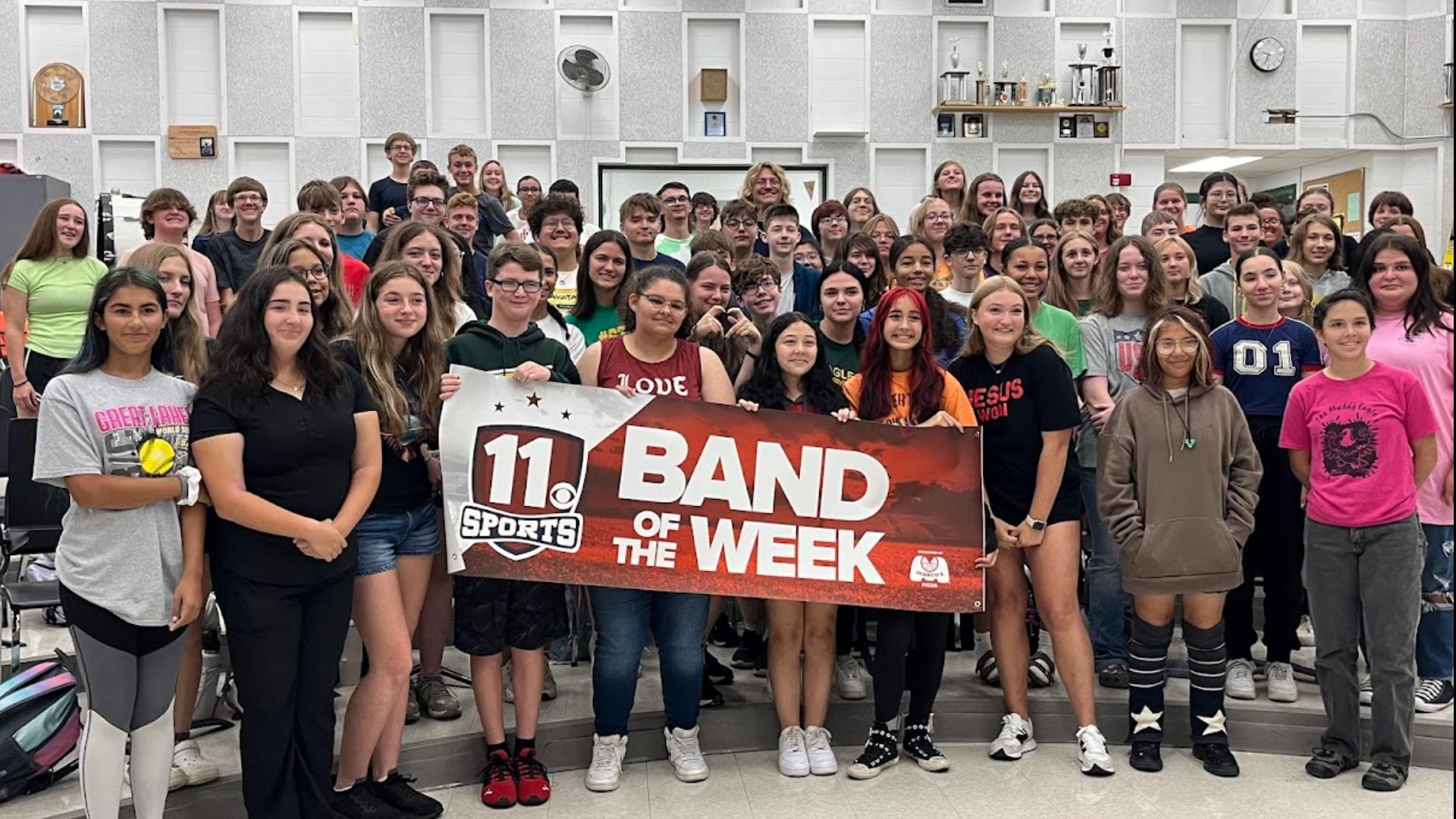 Clay captured over 40% of the popular vote for Week Two, earning the honor of being our Band of the Week. Congrats, Fighting Eagle Marching Band!