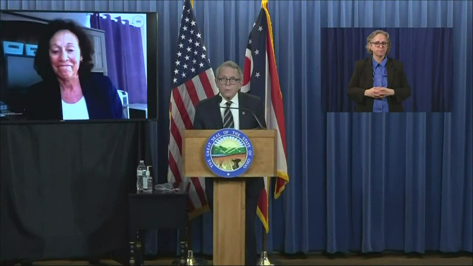 Gov. Mike DeWine said 'we are taking a cautious approach.'