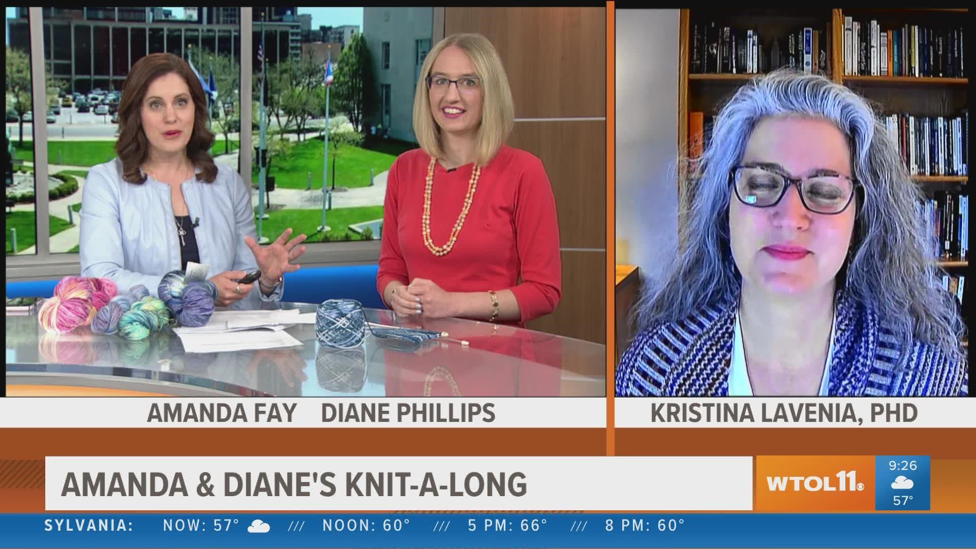 Amanda and Diane are joined by Kristina LaVenia, an assistant professor at BGSU, to discuss the effects and benefits of knitting for your mental health.