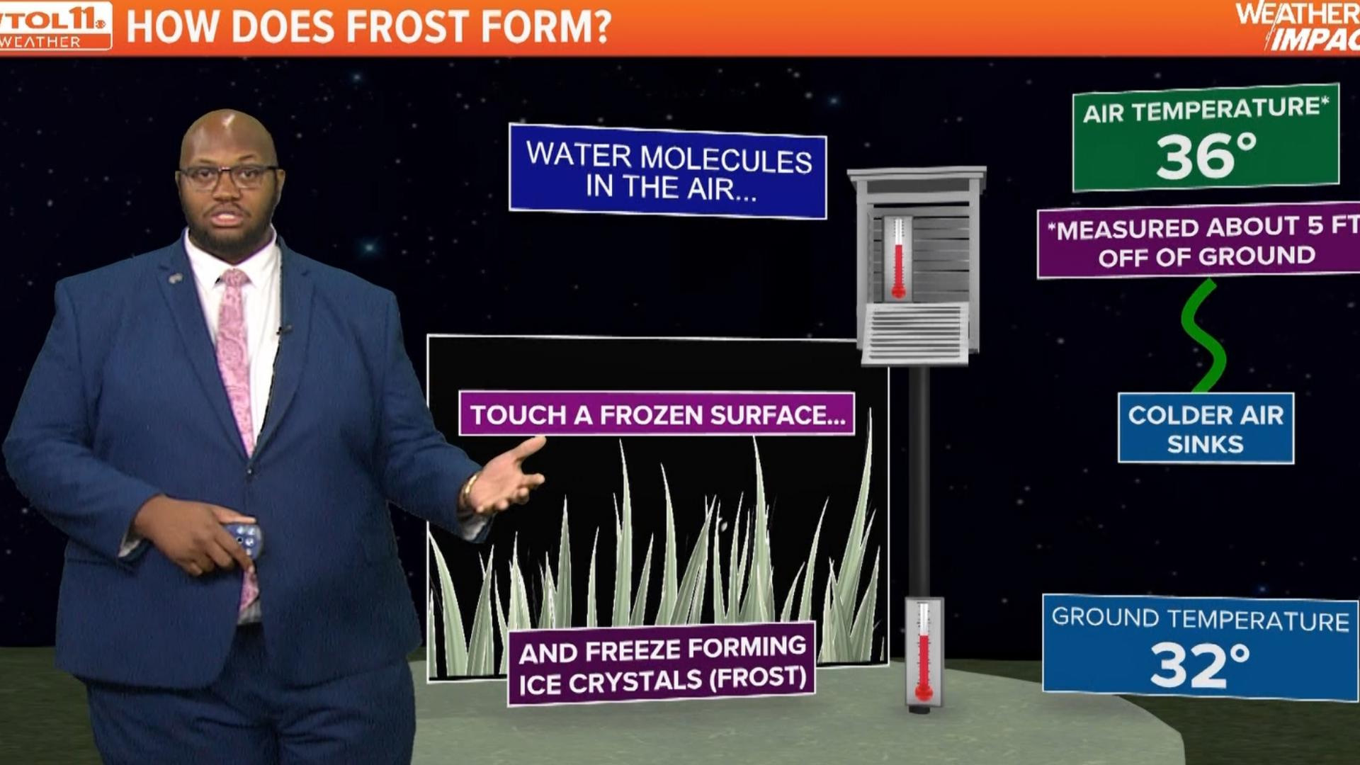 WTOL 11 Meteorologist Matt Willoughby takes a look at how frost forms, and how it can impact outdoor plants and crops.