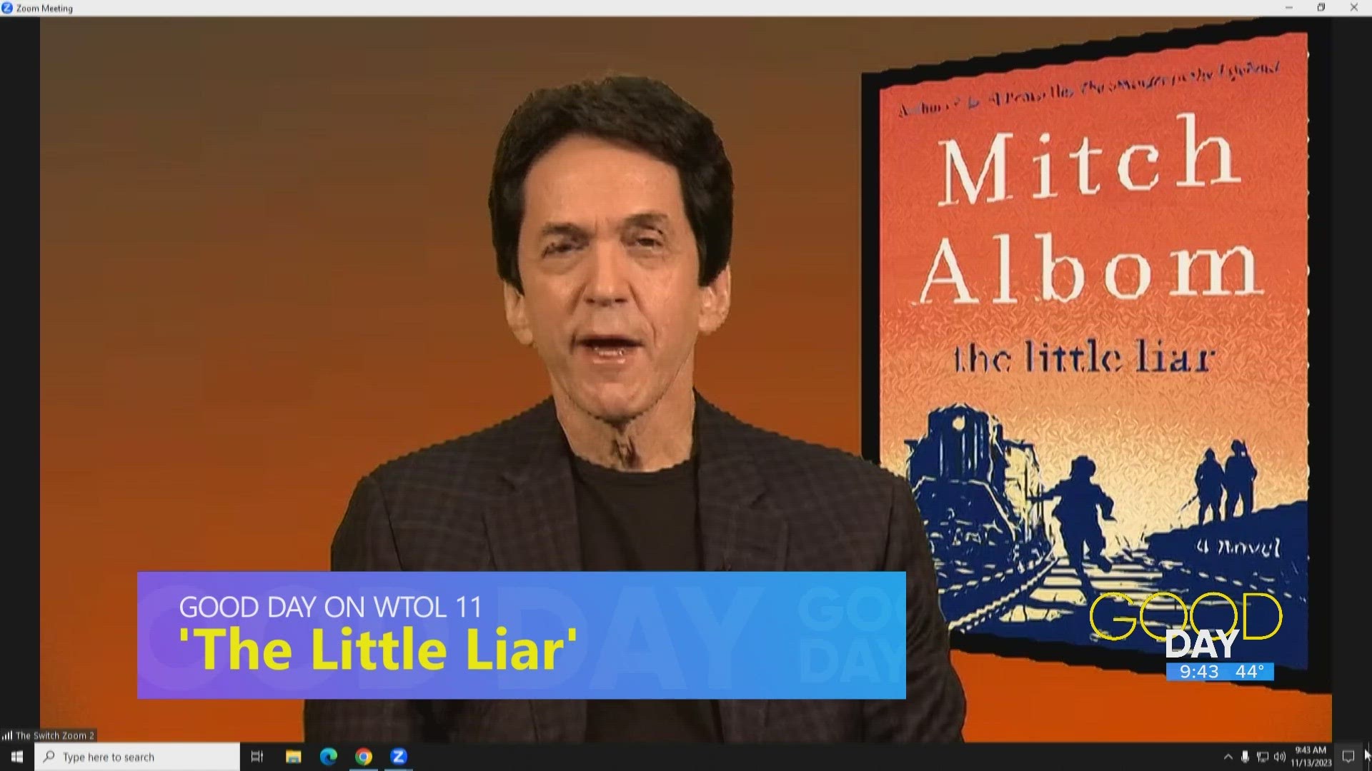 Albom will be Toledo to promote his newest book, "The Little Liar," on Dec. 12.