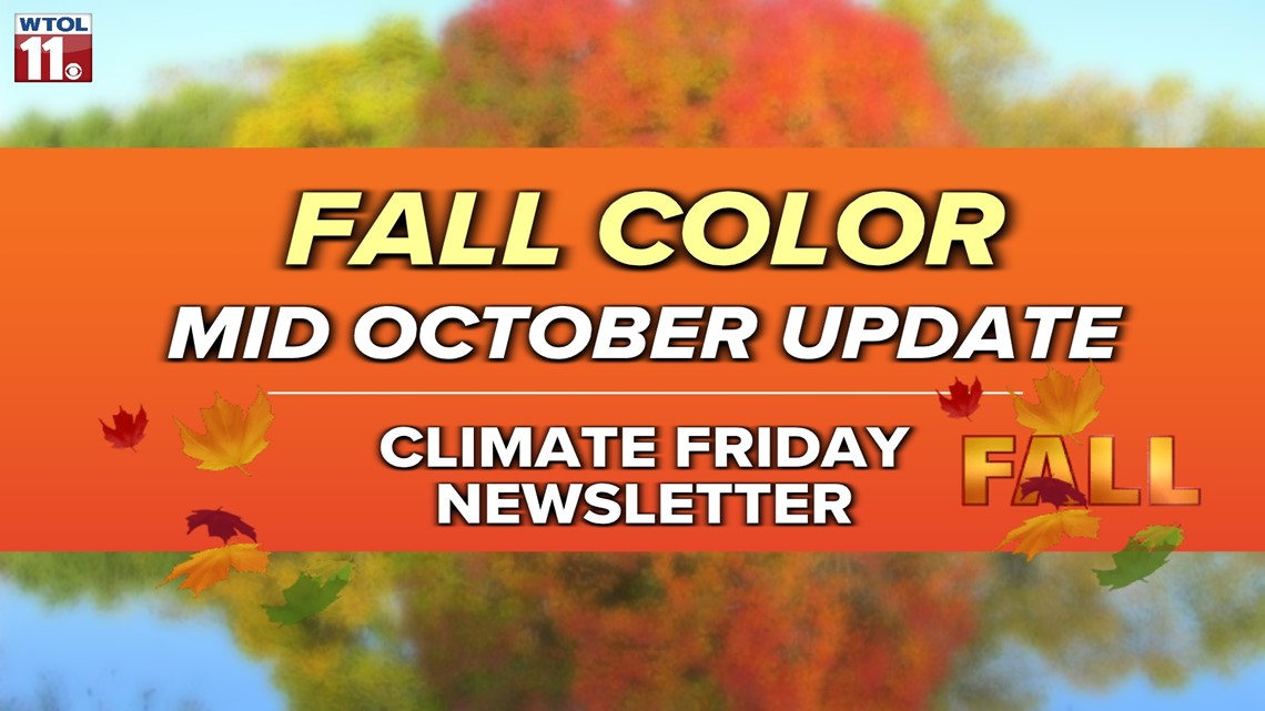 When will peak fall color arrive in Ohio?