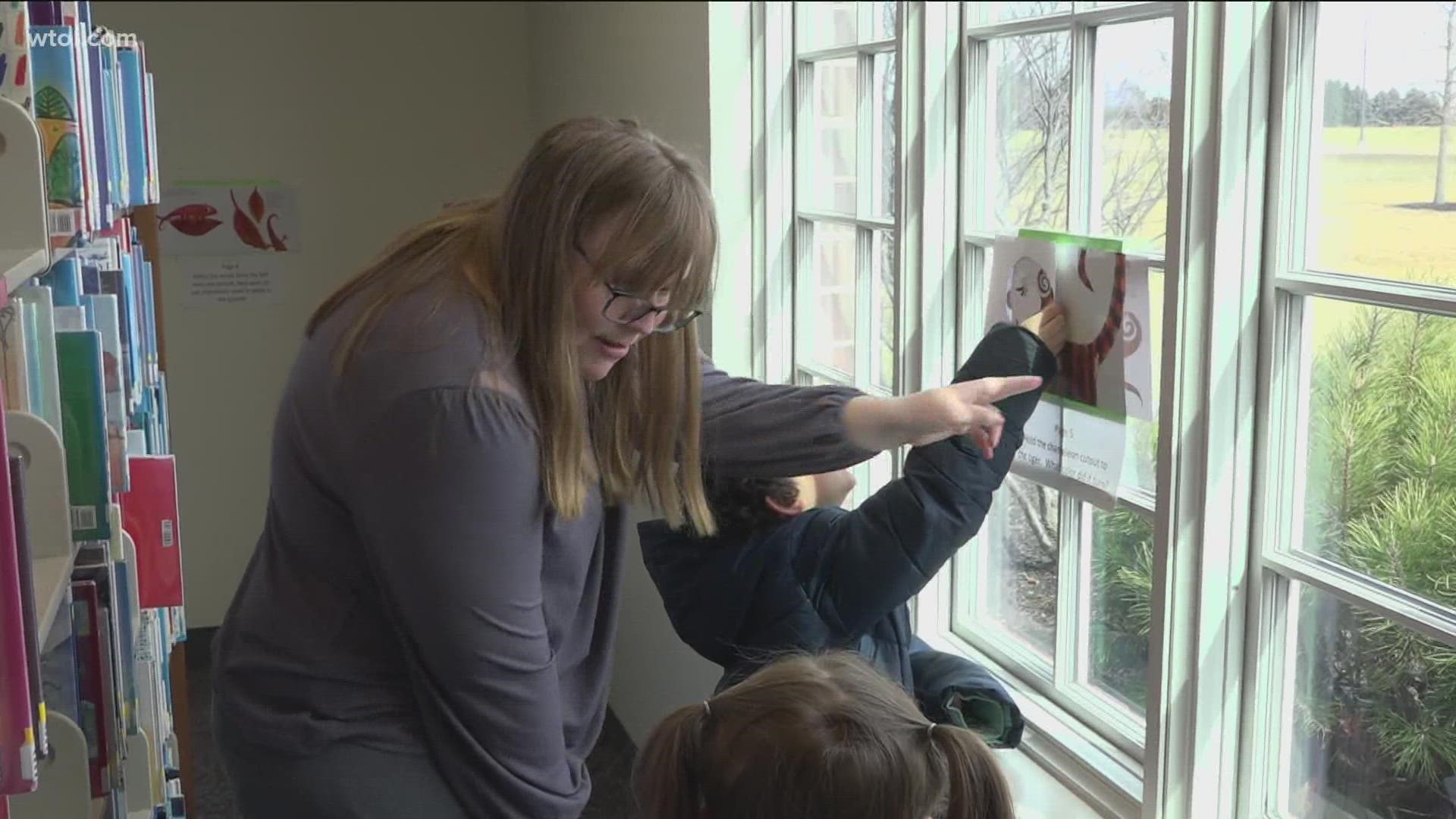 Following the success of the indoor version, organizers at the Putnam County District Library hope to eventually install a permanent, outdoor storybook walk as well.