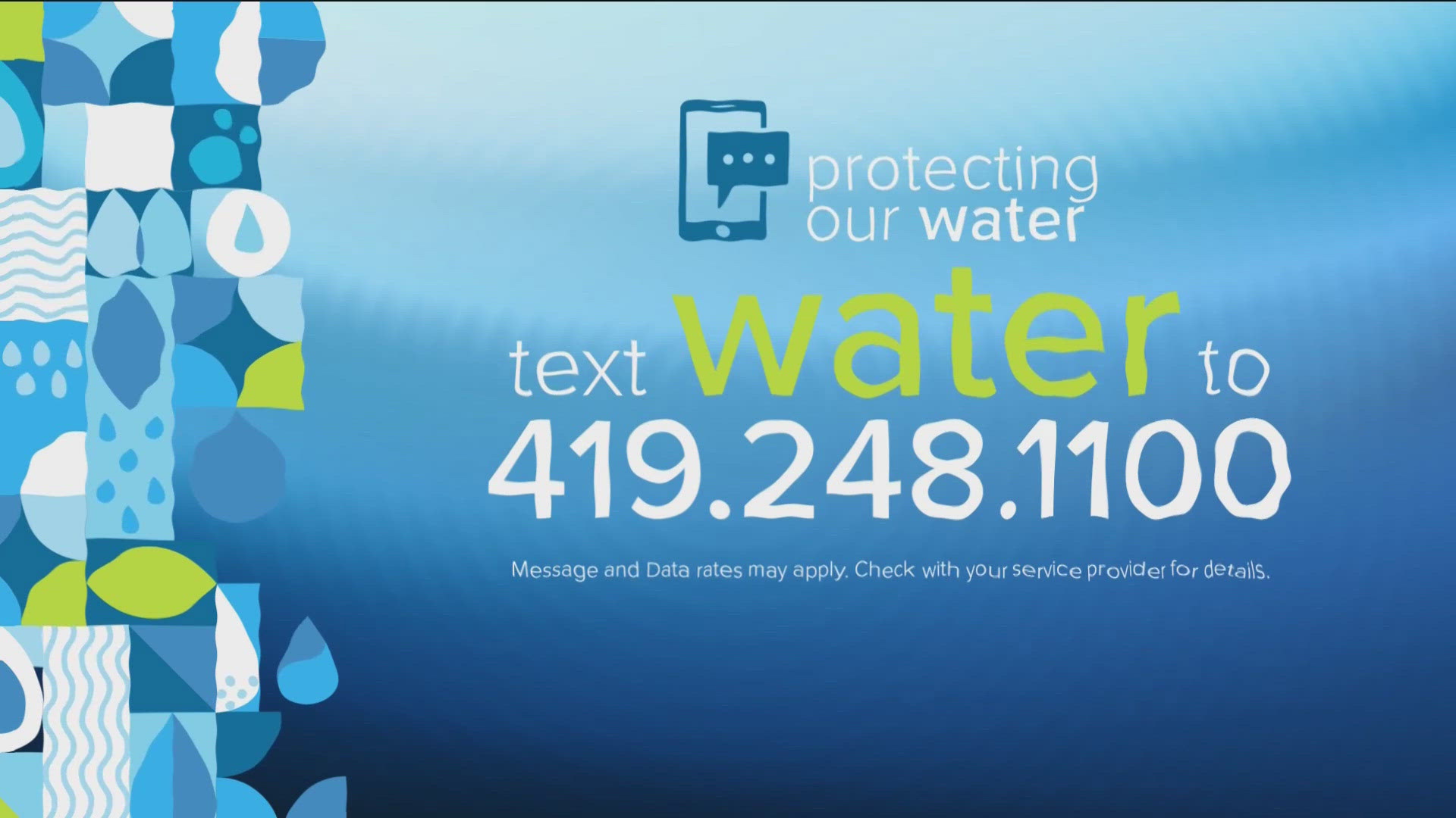 Text "WATER" to 419-248-1100 for more coverage on Protecting Our Water and a look back at the 2014 water crisis.